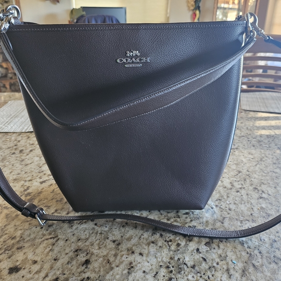 Coach Handbags - Coach CT 803 Maple/Silver Large City Bucket Bag